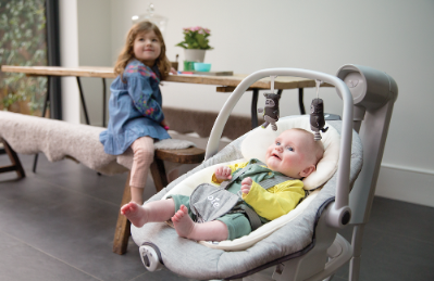 Leagan si balansoar rotativ 2in1 Serina, 0 luni+, Hazelnut, Joie